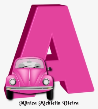 Alfabeto De Fusca Rosa Png , Pink Fusca Alphabet Png, - Erymanthian Boar #9640080