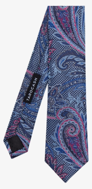 Blue Large Paisley Tie - Paisley #9640084