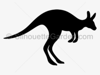 Silhouette Clipart Kangaroo - Kangaroo #9641407