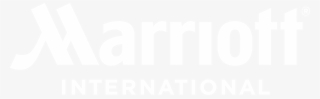 Toggle Navigation - Marriott International White Logo #9641763
