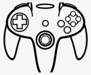 Drawn Controller Nes Controller - N64 Controller Line Art #9642034