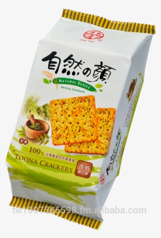 Taiwan Soda Crackers, Taiwan Soda Crackers Manufacturers - 中 祥 自然 之 顏 蔬菜 蘇打 餅乾 獨 享 包 #9642266