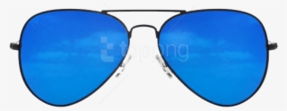 Free Png Download Aviator Sunglass Png P Png Images - Blue Sunglasses Png #9642440