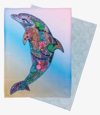 Dolphin Microfiber Cleaning Cloth - Bottlenose Dolphin #9643470