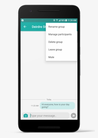 The Message Icon Shows A New Message Number In Red #9645646