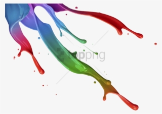 Free Png Download Colorful Paint Splatters Png Png - Paint Splash #9646278