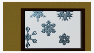 We Created A Window To View The Snowflakes And Added - Picture Frame #9646331