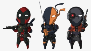 Marvel Dc Deathstroke Vs Deadpool Vs Deadshot - Deadpool Death Stroke And Deadshot #9647048