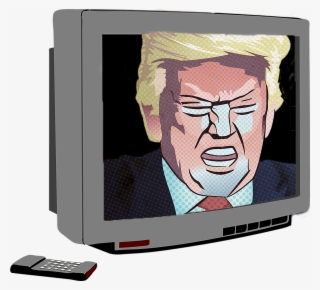 Despite Constant Coverage Of Donald Trump, It Seems - Television Clip Art #9647268