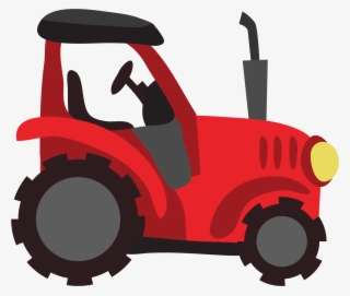 Tractor Clipart Red Farm - Red Tractor Clip Art #9647571