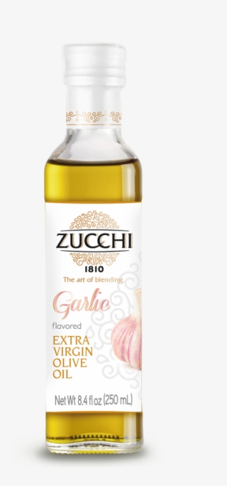Extra Virgin Olive Oil With Garlic Flavor - Glass Bottle #9647652