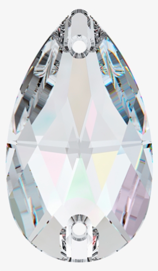 Crystal Ab Frontal 3230 001 Ab Fo 10 Fv Pl - Teardrop Crystal Transparent Background #9649990