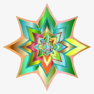 Colorful Flower Silhouette 4 Variation - Illustration #9650994