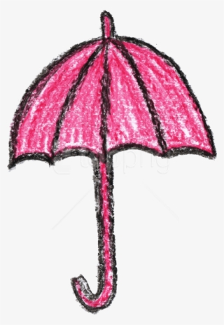 Free Png Crayon Umbrella Drawing Png - Umbrella #9651201