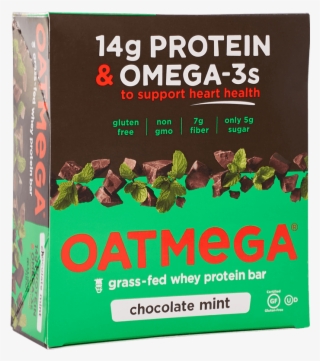 Oatmega Chocolate Mint Crisp Protein Bar - Oatmega Chocolate Mint #9652355