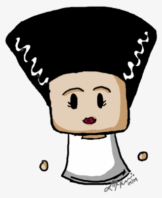 Bride Of Frankenstein Cartoon Drawing #9652740