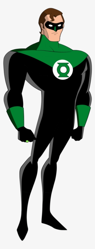 Green Lantern Animated Png - Green Lantern Hal Jordan Justice League #9653564