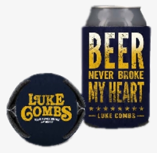 Luke Combs Navy Beer Can Coolie - Energy Shot #9653592
