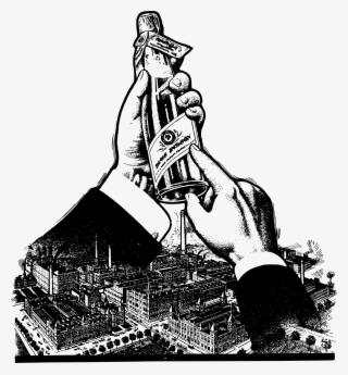 This Free Icons Png Design Of Hands Bottle And A City #9654813