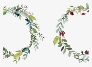 Wreath Clipart Watercolor - Png Watercolor Flowers Frame #9654976 Wreath Clipart Watercolor - Png Watercolor Flowers Frame #9654976