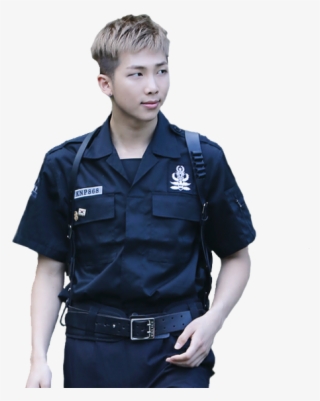 Bts Rapmon In Uniform - Police Bts Transparent #9655729