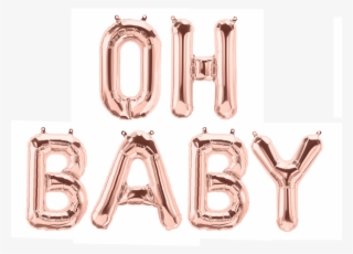Rose Gold Oh Baby Foil Balloons - Buckle #9655950 Rose Gold Oh Baby Foil Balloons - Buckle #9655950