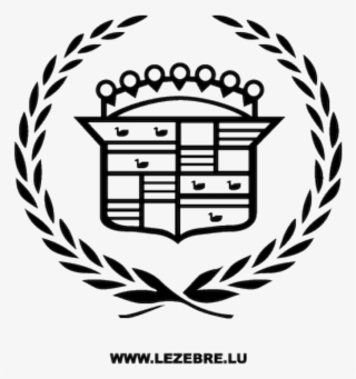 Cadillac Logo 2 - Cadillac Emblem Line Drawing #9656381