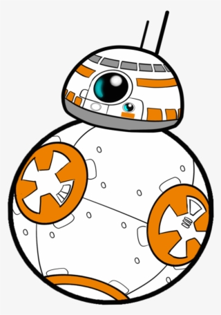Bb8 Clipart Easy Draw - Bb 8 Line Art #9658139