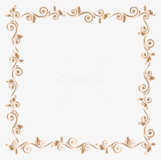 Border Frame Gold Png Free Images Toppng - Dog Bone Border Clip Art #9658750