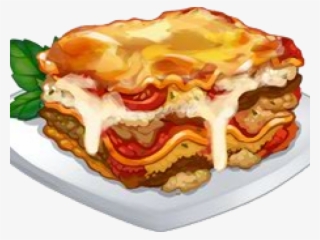 Lasagna Clipart Transparent - Lasagna Dibujo #9658918