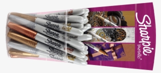 Marker Sharpie Metallic 10 Gold, 10 Silver, 4 Brown - Sharpie #9659546