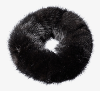 Scrunchie Black - Fur Clothing #9659767