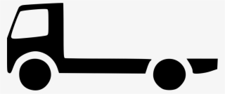 Car Transprent Png - Flatbed Tow Truck Outline #9660472