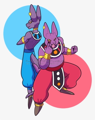 Print Here's One Of Beerus And Champa - Cartoon #9660769