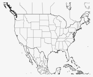 Map Usa White Background #9661131