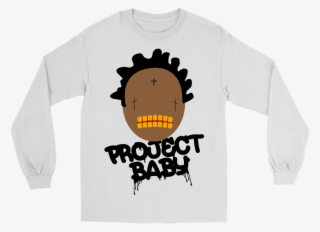 Kdkblk Kodak Black Project Baby Rap Long Sleeve - Long-sleeved T-shirt #9661961