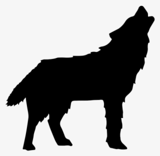 Wolf - Alpaca Black And White Png #9662403