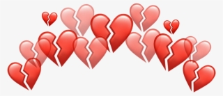 Broken Brokenheart Red Sad Heart Heartred Redheart - Heart #9663176