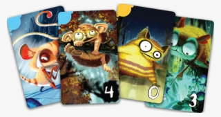 Lurking In Smile's Deck Of Fifty Cards Are Critters - Cartoon #9663608