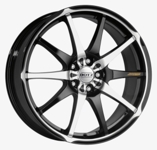 Shuriken - Black And Pink Alloy Wheels #9664775