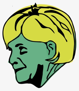 This Free Icons Png Design Of Merkel Portrait Profile #9665411