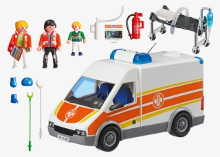 With Lights And Sound Playmobil Usa - Playmobil Ambulance 6685 #9666999