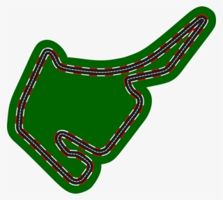 Hockenheimring German Grand Prix Formula 1 Race Track - Rennstrecke Clipart #9667184