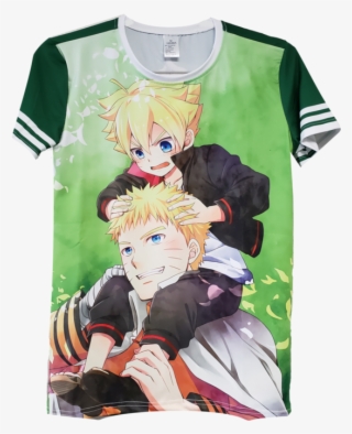 T-shirt Naruto And Boruto - Padre Y Hijo Anime #9668203