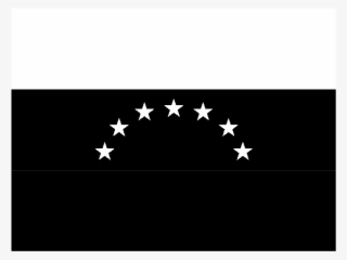 Flag Of Venezuela Logo Black And White - Flag #9668254