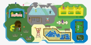 Boston Playground Venue Map - Illustration #9670694 Boston Playground Venue Map - Illustration #9670694