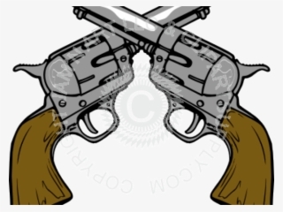 Pistol Clipart Animated - Wild West Gun Clipart #9671211