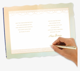 Peacock Feathers Make The Years Count Birthday Card - Document #9674633