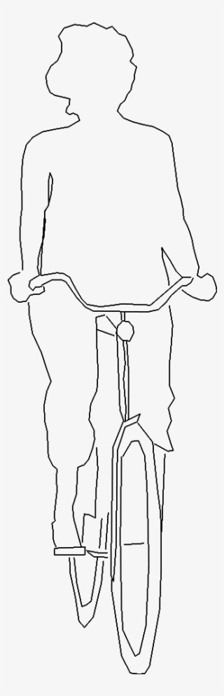 Cyclist - Line Art #9675299