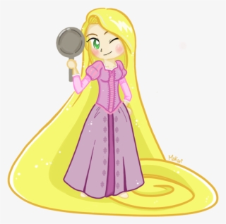Rapunzel Cute Png - Cartoon Rapunzel #9676614
